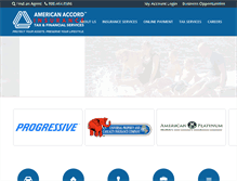 Tablet Screenshot of americanaccord.com